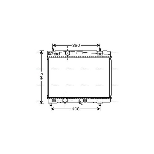 Radiator toa2357 ava - radiator,