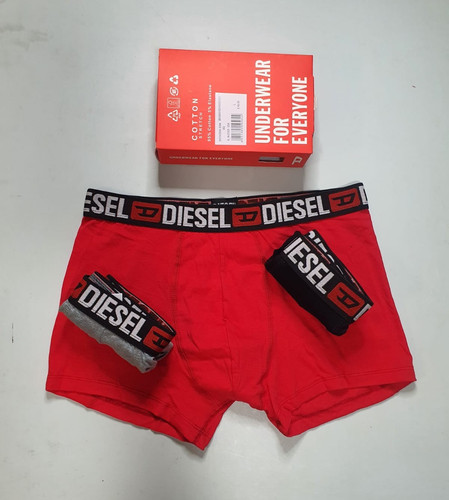 Diesel cotton stretch boxer - cotton,