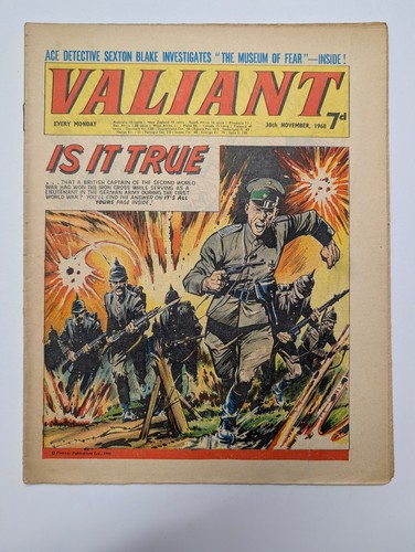 Valiant comic 30th november - 30th,