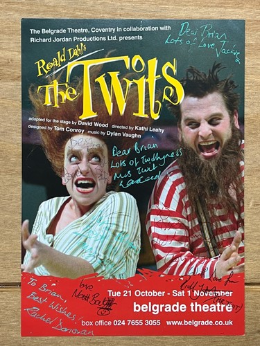 Signed theatre flyer - flyer, 2001
