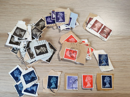 Pre decimal postage stamps - decimal,