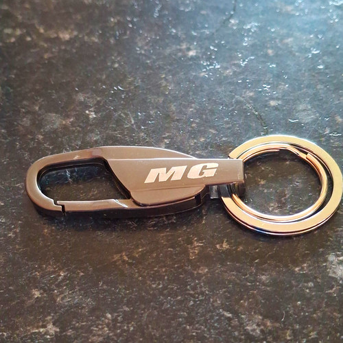 Keyring and belt clip - mg,