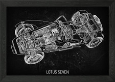 Lotus Seven Framed Wall Art