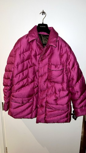 Fendi puffer jacket pink size - pink,