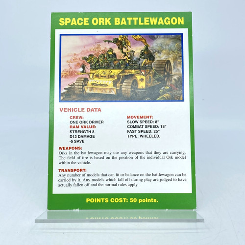 Space ork battlewagon - ork,