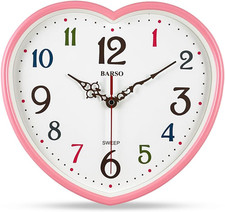Love Heart Silent Wall Clock