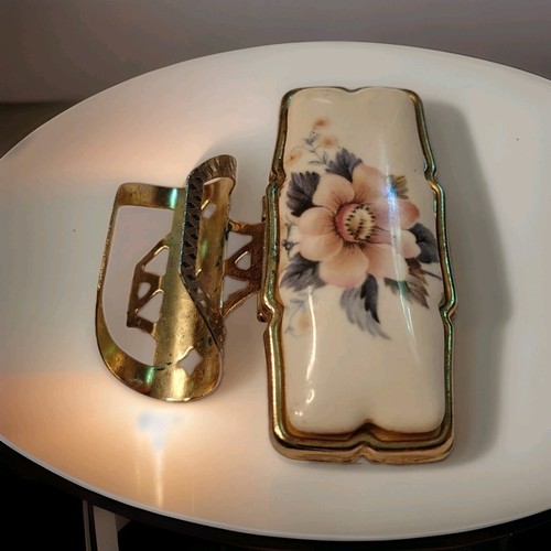 Antique porcelain lipstick - antique,