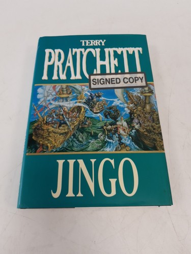 Signed terry pratchett jingo - signed,