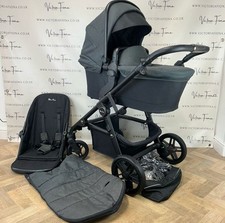 Silver Cross Coast Pushchair & Carrycot - FLINT GREY