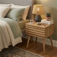 Wooden Nightstand Bedside