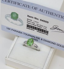NEW 18K GOLD PARAIBA