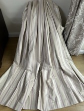 FABULOUS BESPOKE HEAVY QUALITY ORIGINAL LAURA ASHLEY FORBURY STRIPE CURTAINS