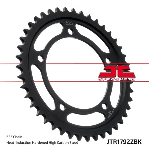 Steel black zinc rear - jt,