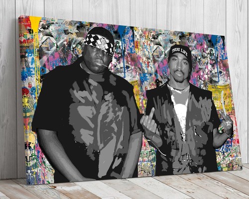 Biggie tupac graffiti - tupac, style