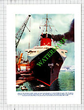 French Liner Ship NORMANDIE - 1930s Book Print