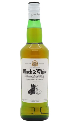 Black white blended scotch - -,