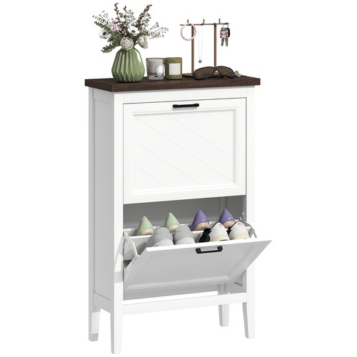 Homcom shoe cabinet - homcom, with