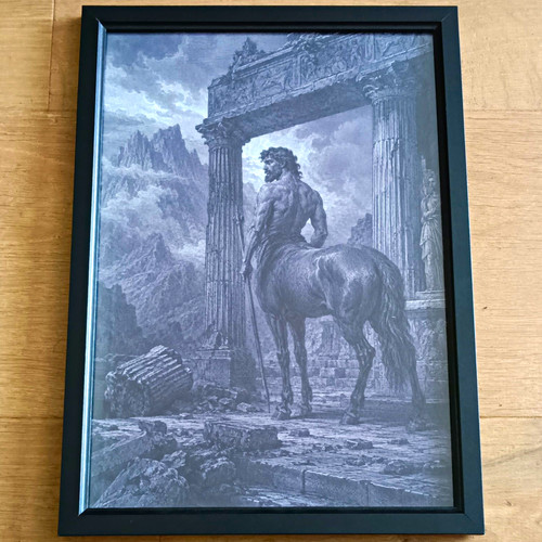 Print centaur ancient - in,
