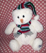 LIMITED TIME TESCO CHILLY & FRIENDS SNOWMAN SOFT PLUSH TOY TEDDY