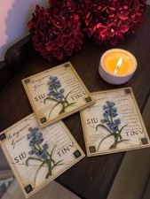 3D Hand-Painted Resin Floral