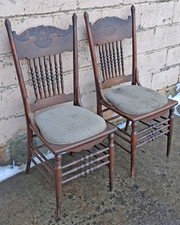 Pair Antique Vintage Victorian