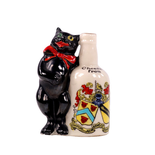 Antique black cat - antique,