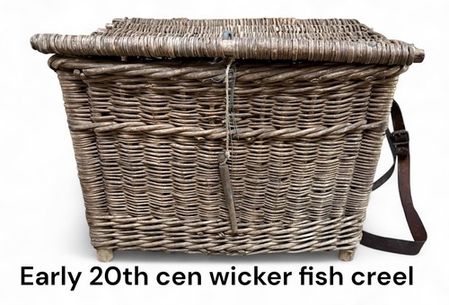 Antique rectangular wicker - antique,
