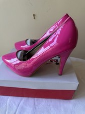 Fuschia Pink Shoes High Heel