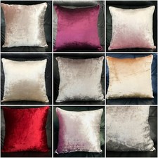 Plain Velvet Cushions Heavy Shiny Velvet LargeCushion Covers or Cushion