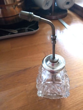 Antique/Vintage Sterling silver [stamped] cut glass perfume atomiser