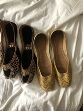 ladies Pakistani  indian asian wedding  shoes sandel khussa