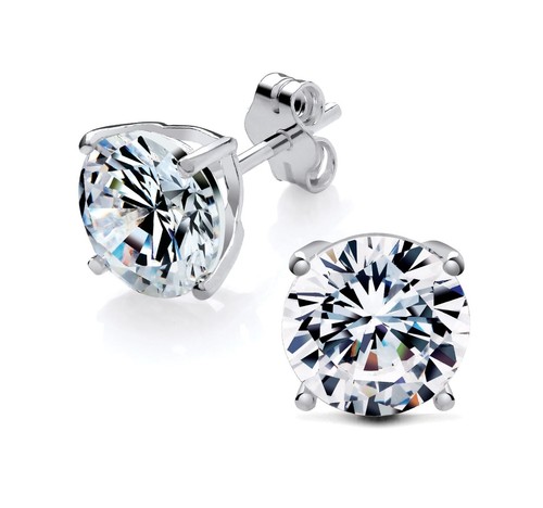 925 sterling silver simulated - silver,