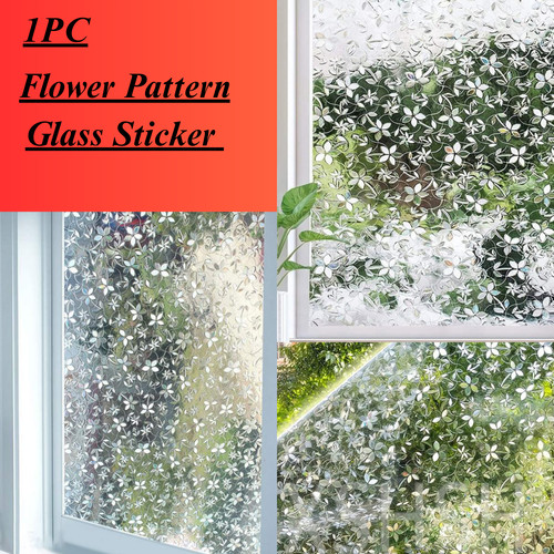 Garden flowers window clings - flowers,