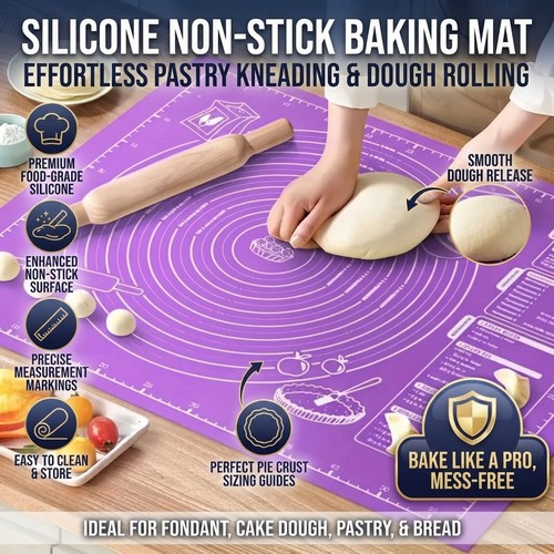 Silicone baking mat non - silicone, stick