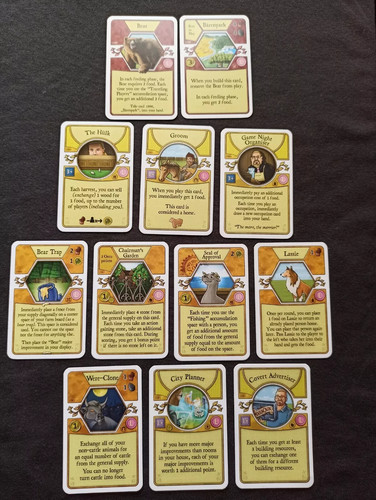 Agricola board game expansion - board,
