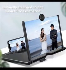 14 IN Phone Screen Magnifier 3d HD Video Amplifier With Stand