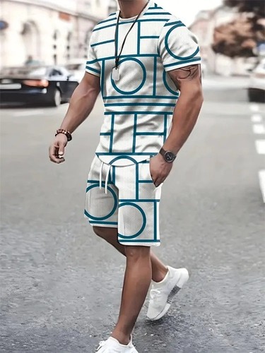 Men piece summer outfit - men's, 2