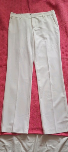 Ladies white trousers size - white, eu