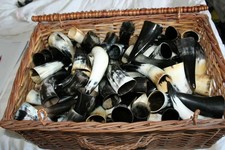 Vintage Viking Drinking Horn
