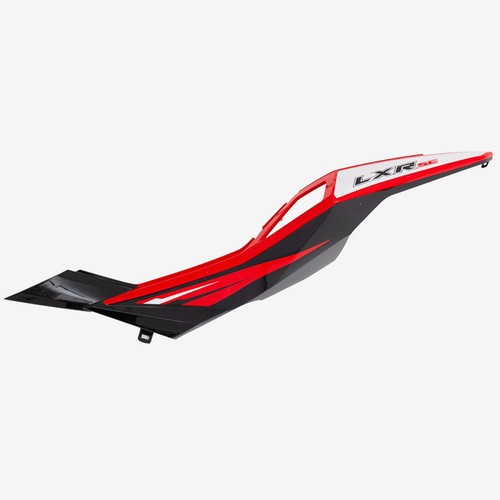 Rear left panel - rear, black/red