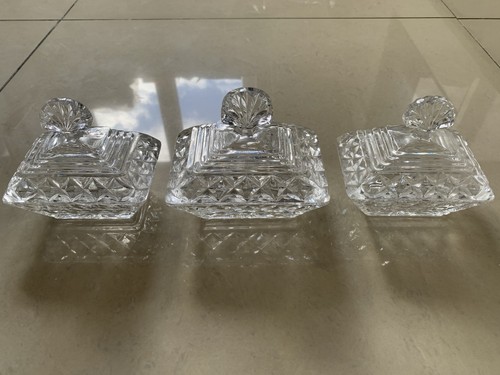 Set vintage pressed glass - of,