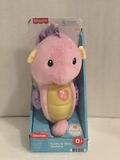 NEW Fisher Price Soothe & Glow Seahorse Pink Developmental Toy Newborn Baby Gift