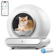 Large Automatic Smart Cat Litter Box Self-Cleaning Robot Odor Removal WiFi APP