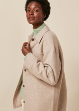 Whistles Neutral Classic Wool