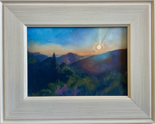 Appalachian mountain sunset - mountain,