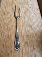 Silver Plate Meat Fork Carving