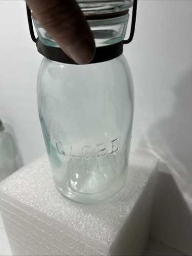 Globe quart mason fruit jar - globe,