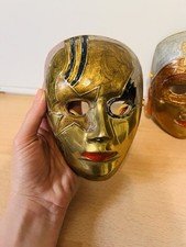 Handcrafted Brass Mask –