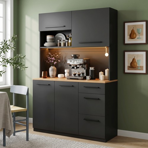 Tall kitchen cupboard - kitchen, cabinet