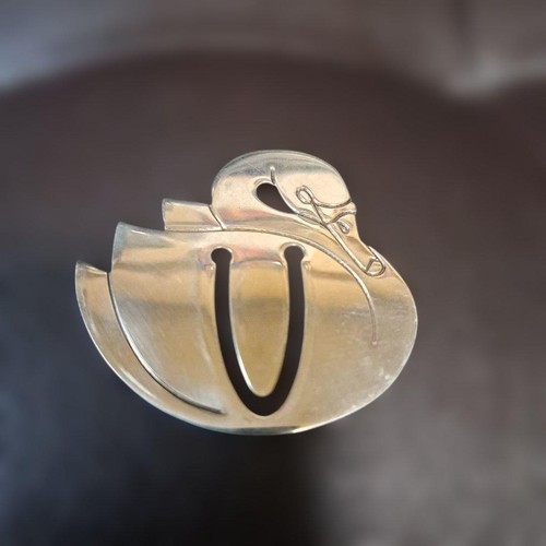Tiffany swan bookmark - swan,